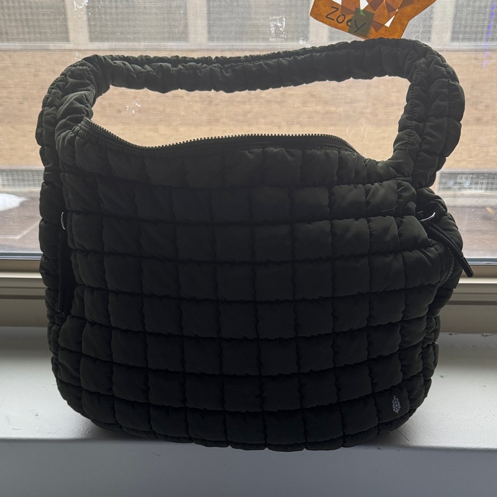 Dark green Quilted Women's Bag